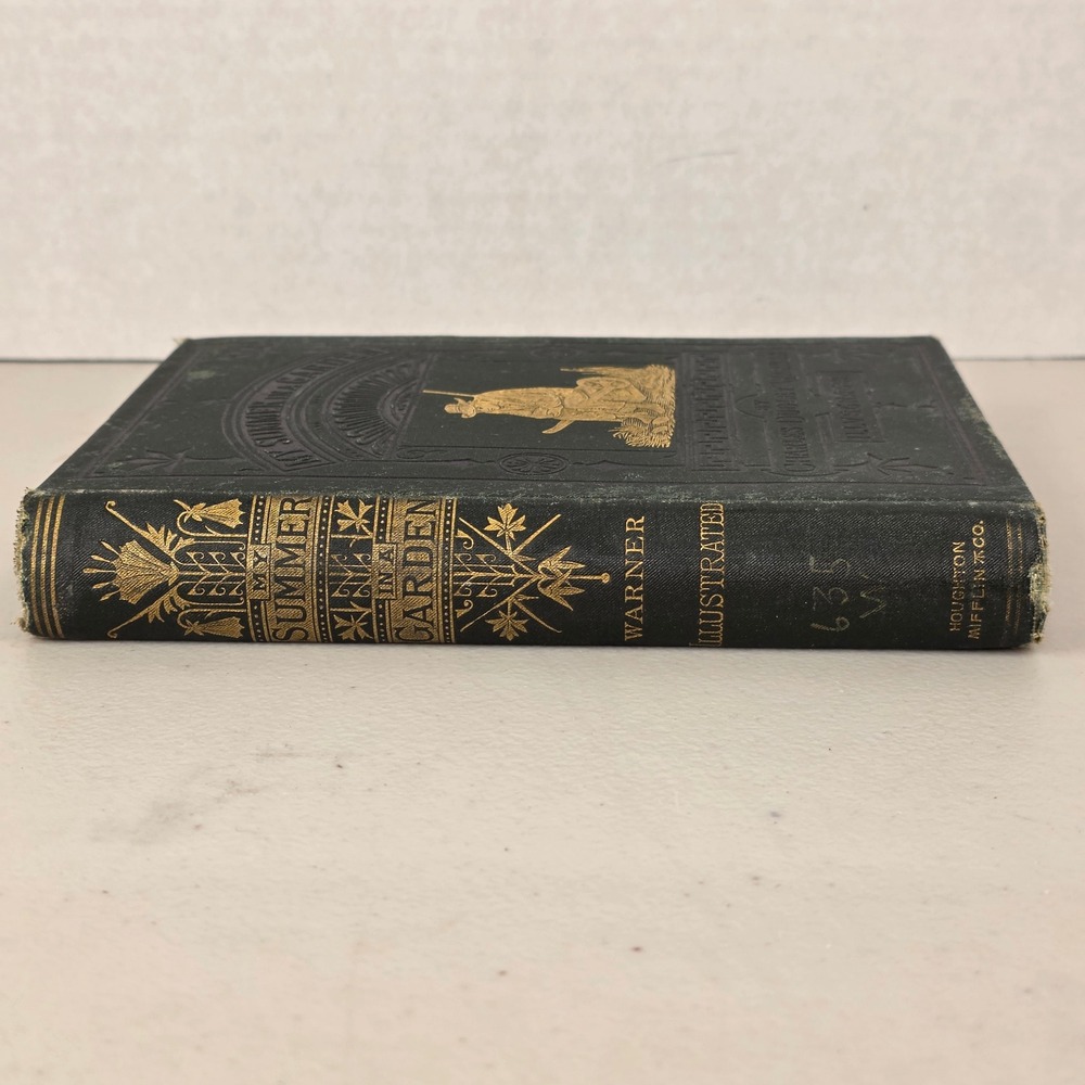 My Summer in a Garden Charles Dudley Warner 1891 Illustrated Darley 40th Edition - Picture 3 of 9
